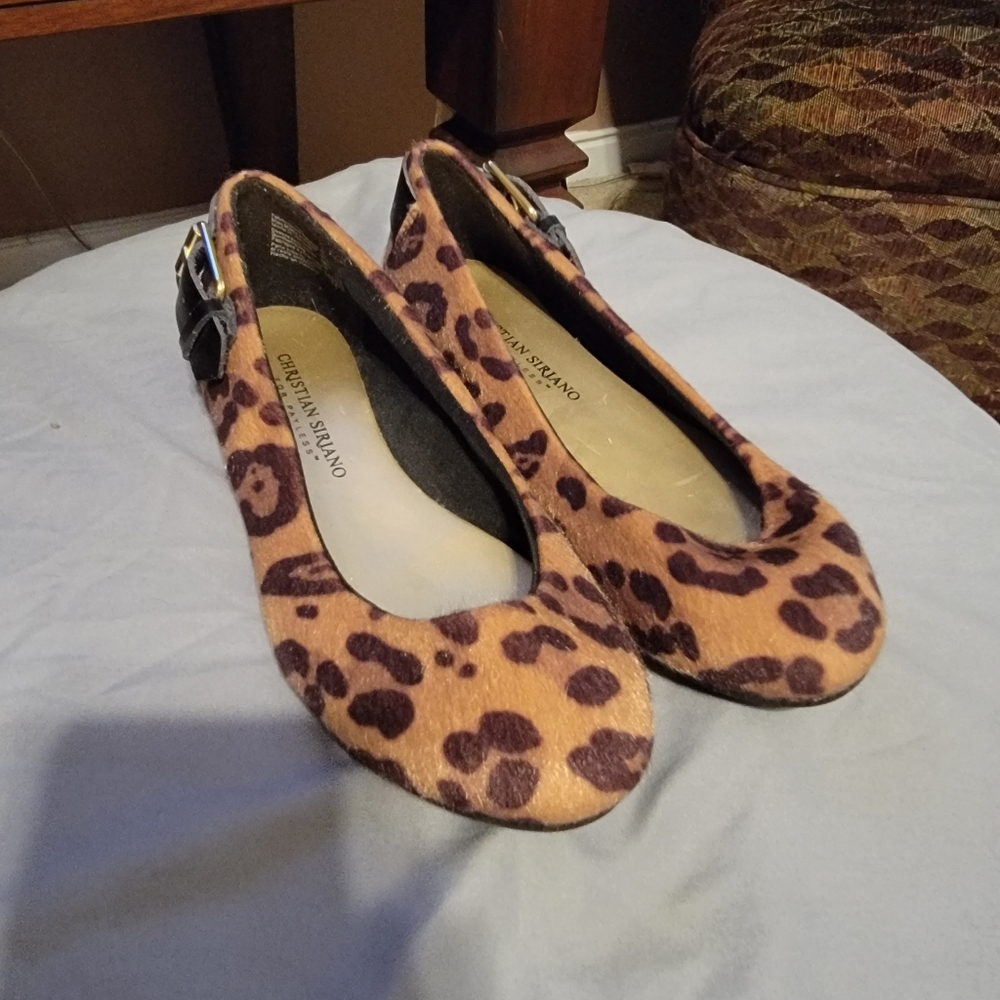Leopard Print Flats